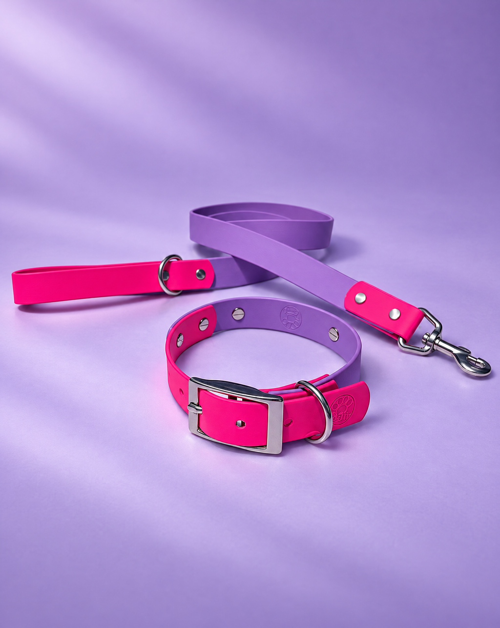 Pink and Amethyst Collar