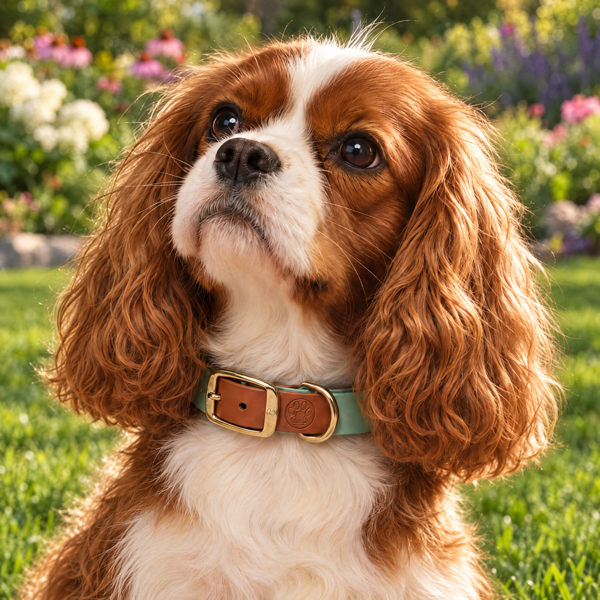 Caramel and Sage Collar