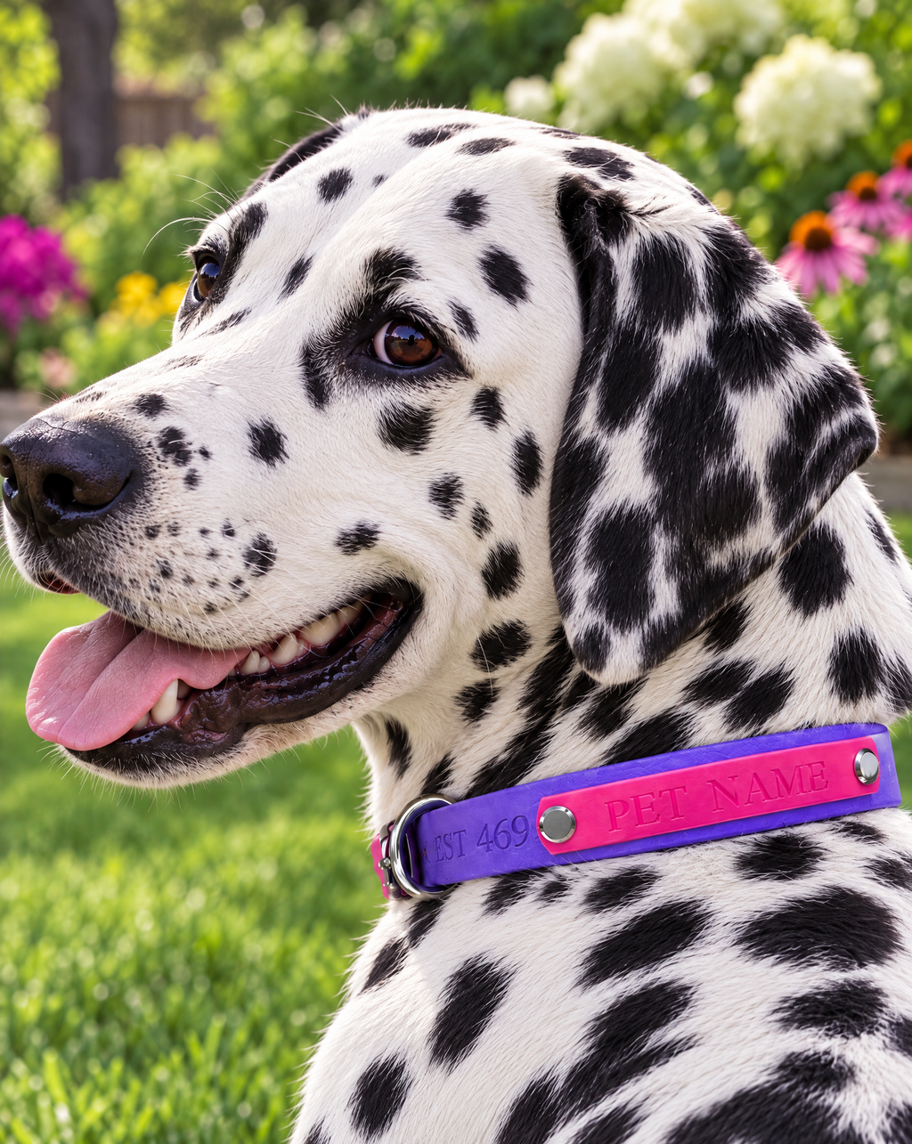 Pink and Amethyst Collar