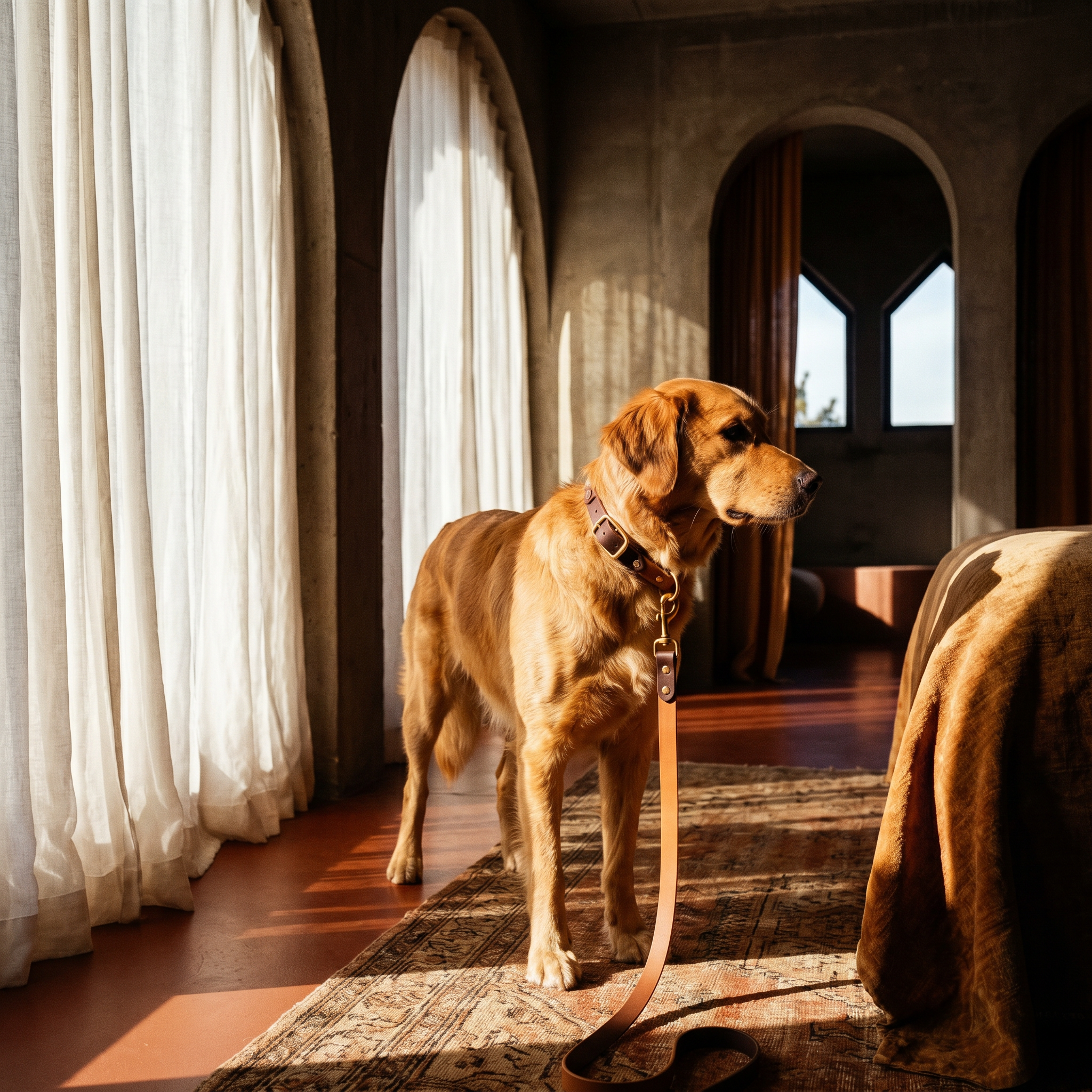 Brown and Caramel Collar
