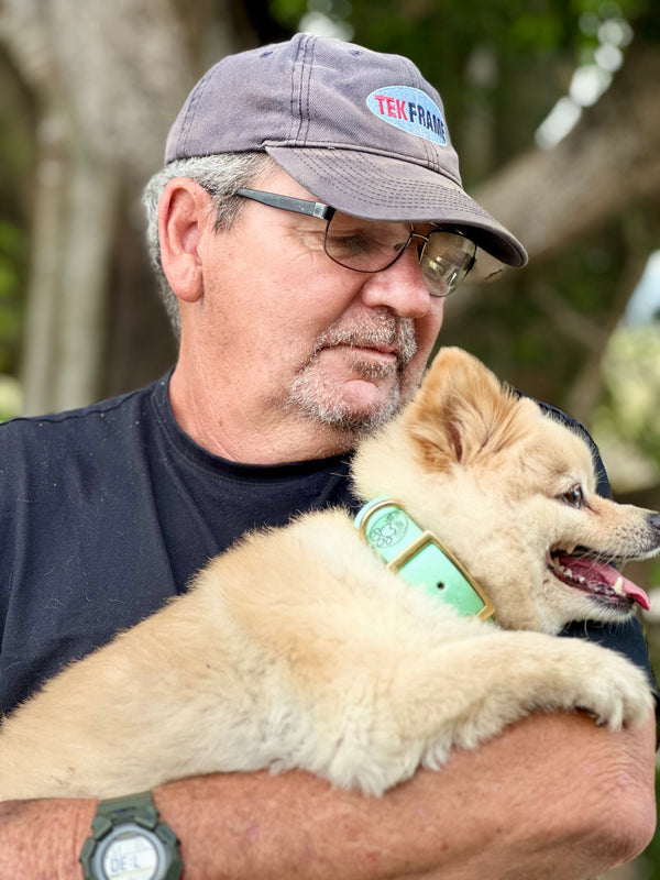 Milly - Sea Foam Small Collar with Brass